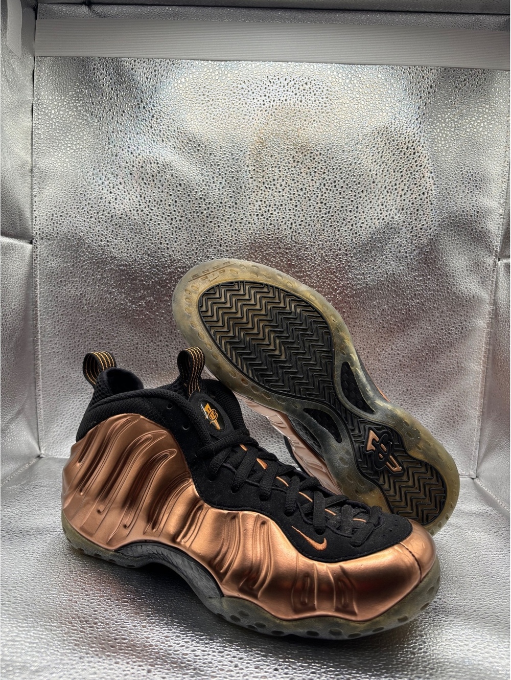 Nike air Foamposite one metallic copper